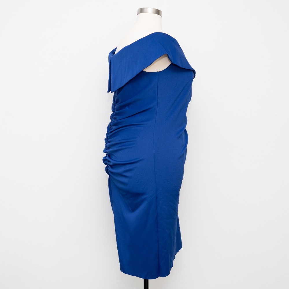 Xscape - Off-Shoulder Ruched Dress - Picture 5 of 12